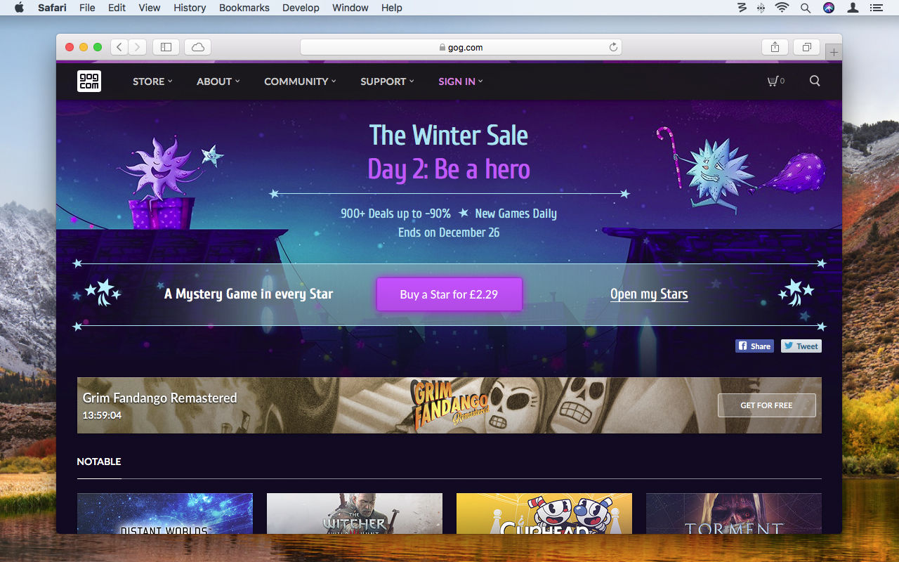 gog games for mac